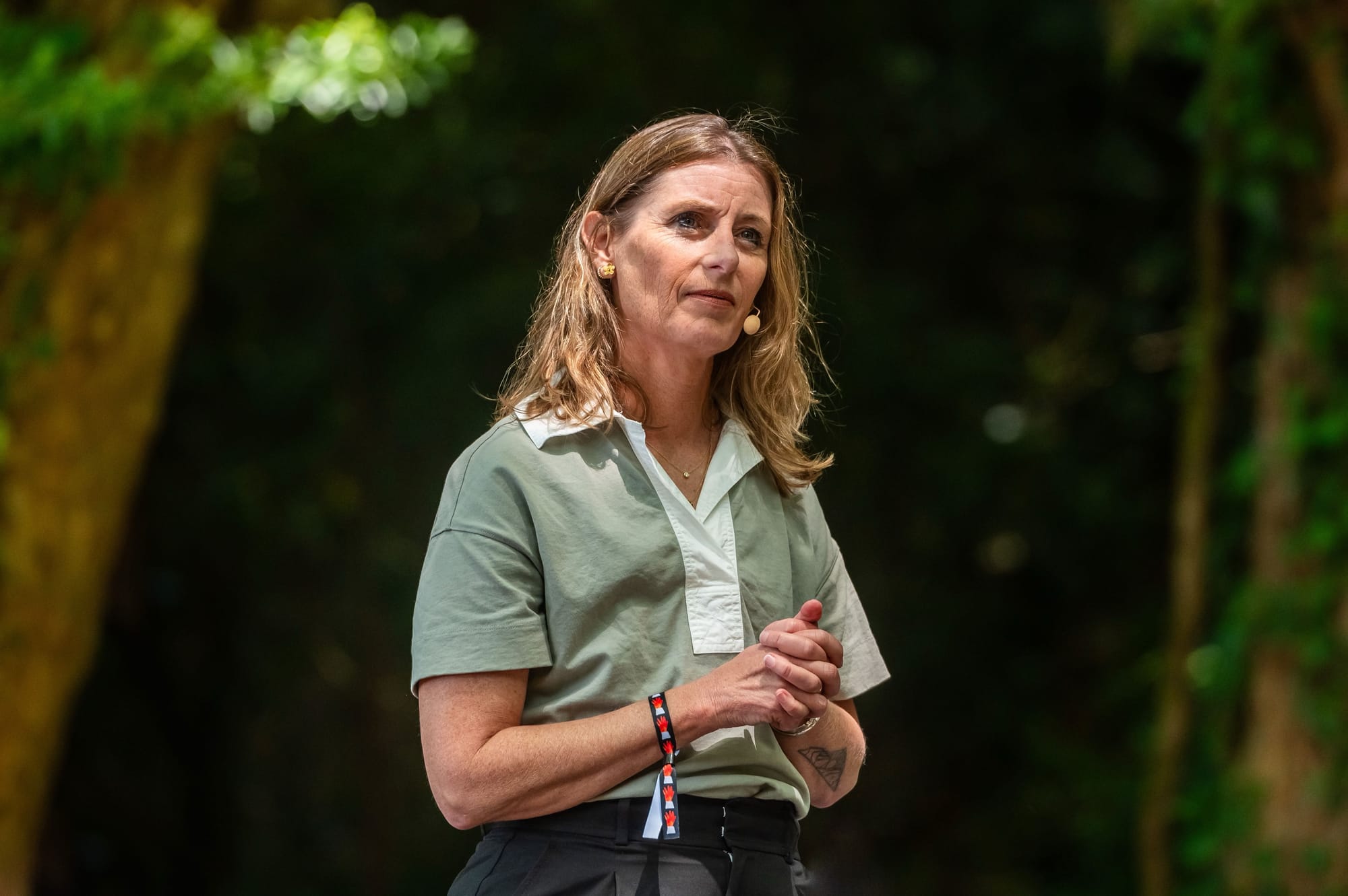 Helen Edwards speaking about AI and Intelligence at the House of Beautiful Business