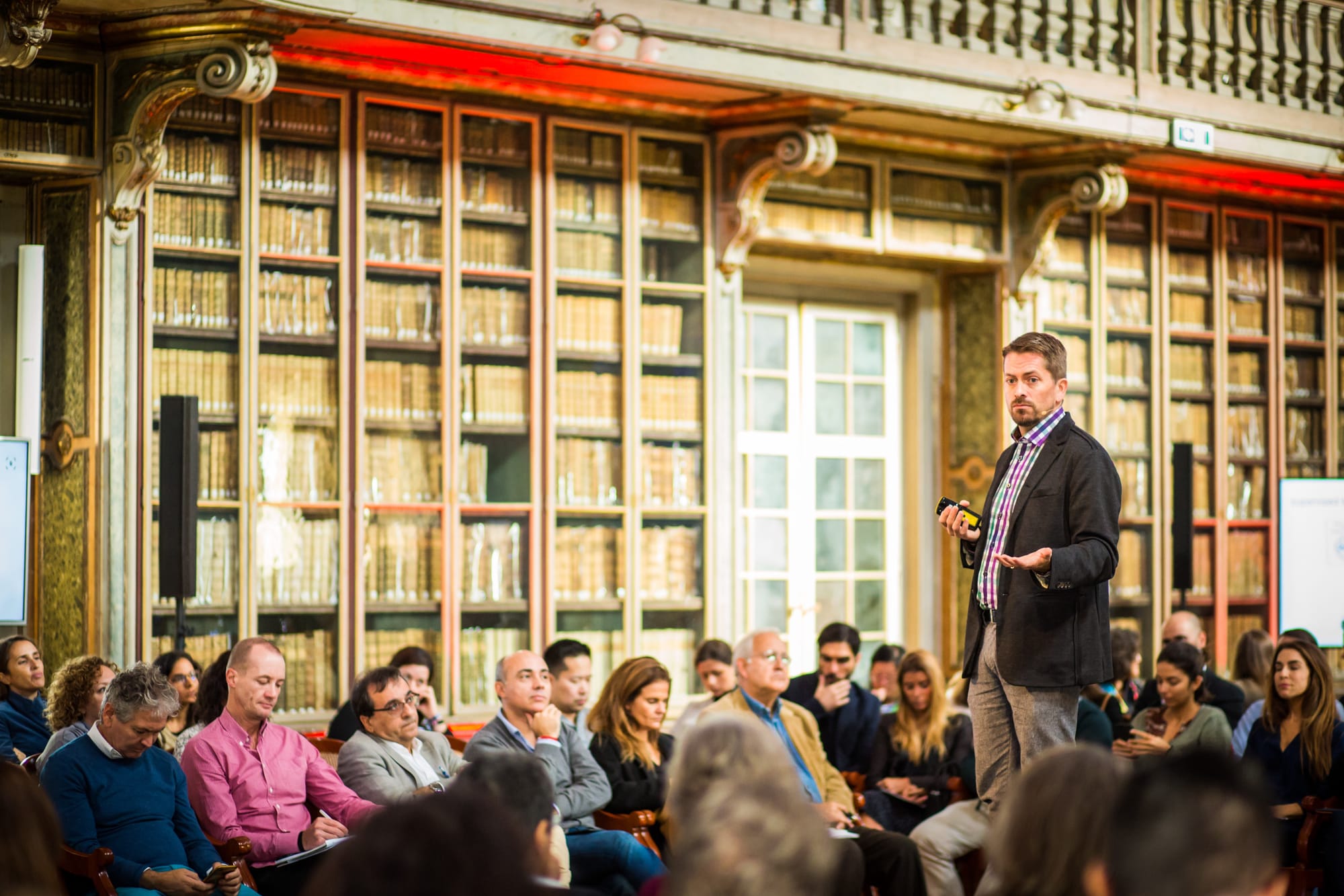 Helen & Dave Edwards speaking at the House of Beautiful Business 2019