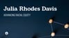 Julia Rhodes Davis: Advancing Racial Equity
