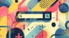 An abstract image of a search prompt